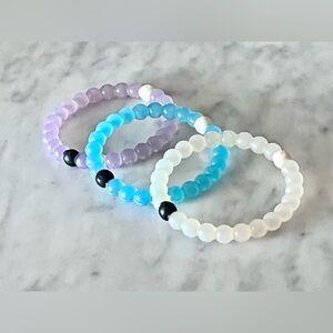 LOKAI Set of Three Beaded Bracelets, EXCELLENT CONDITION